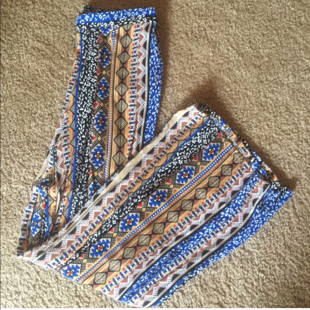 Aztec Print Palazzo Pants - so Cute!